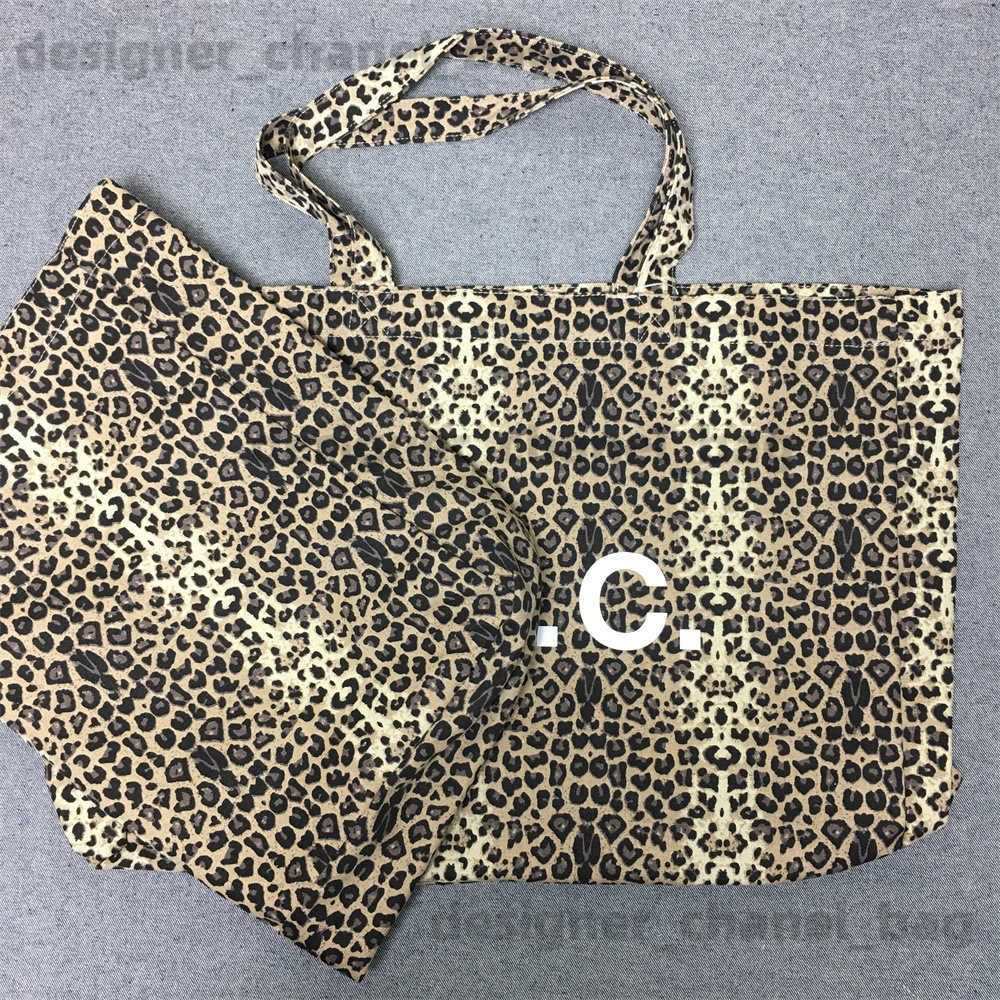 Leopard Apc Gradient  Large Canvas Bag