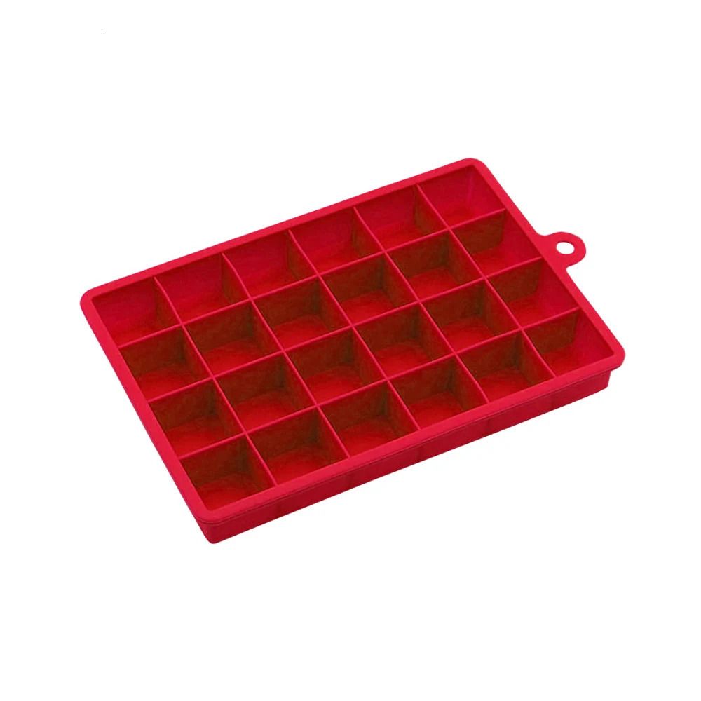 24 Grids - Red-Without Lid