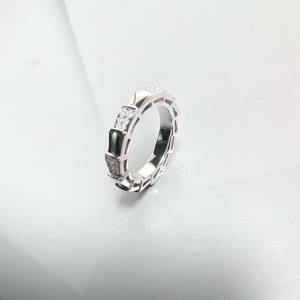 White Gold Wide Half Diamond