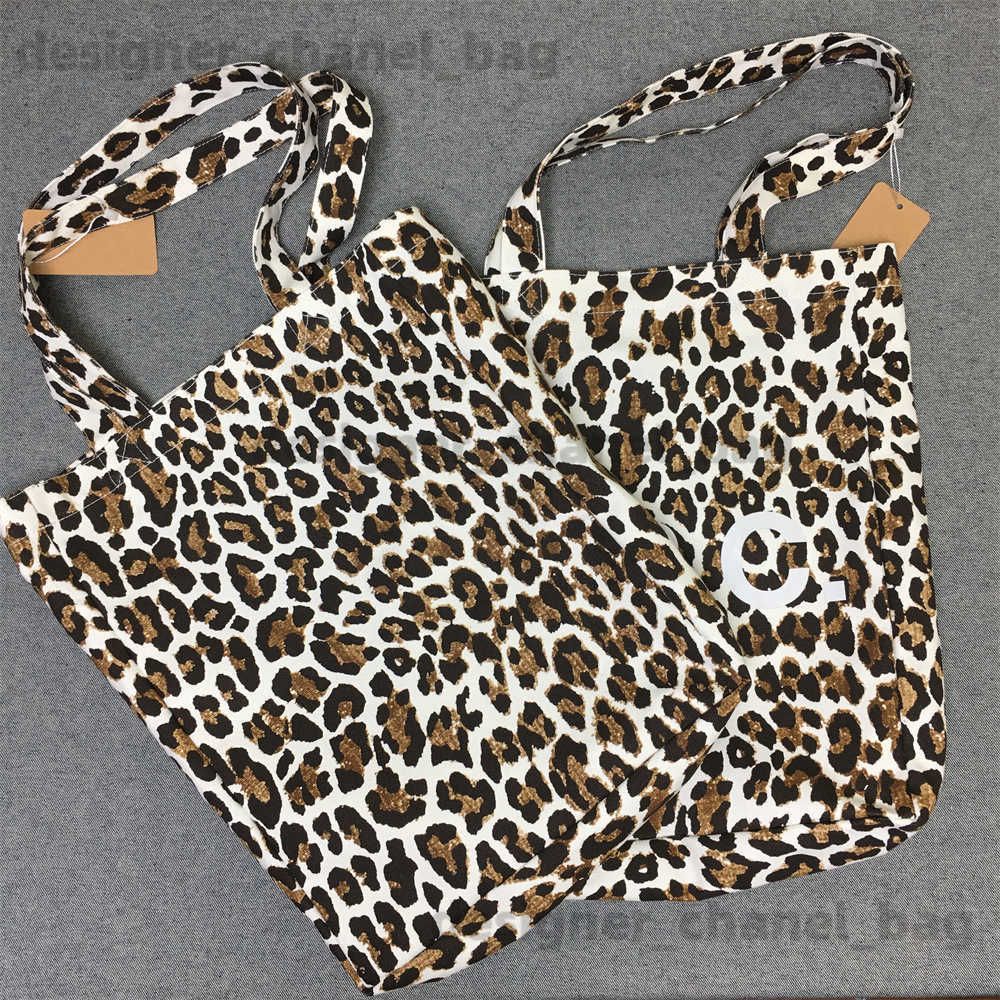 Leopard Apc White  Small Canvas Bag