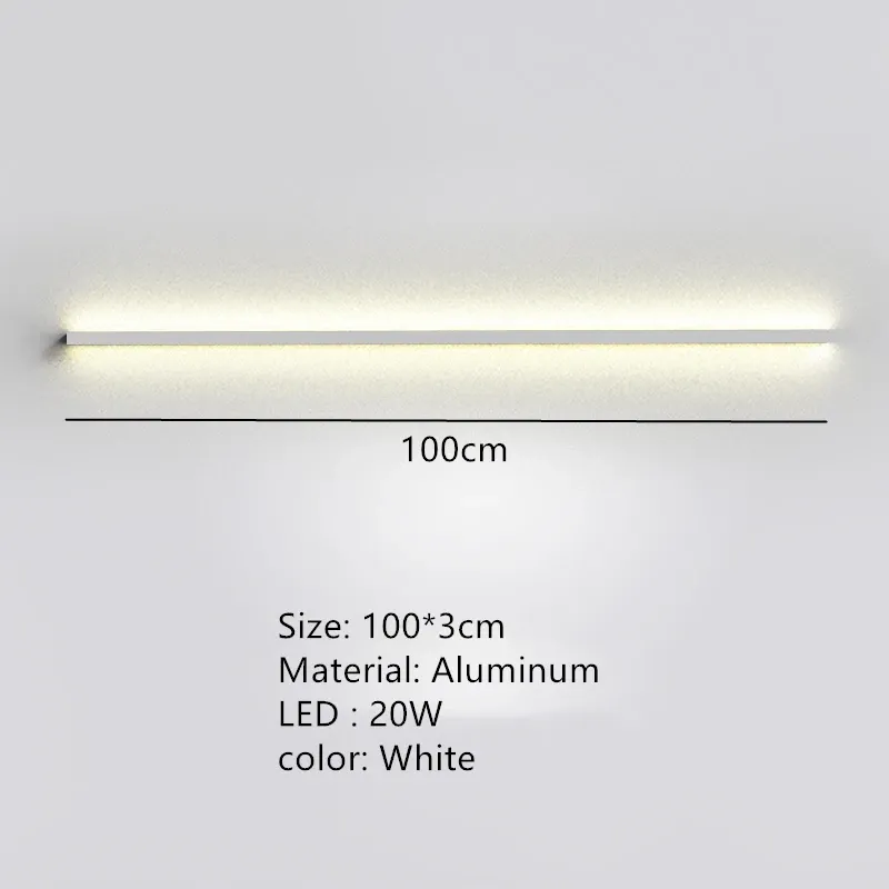 Lumière blanche 100 cm-blanc