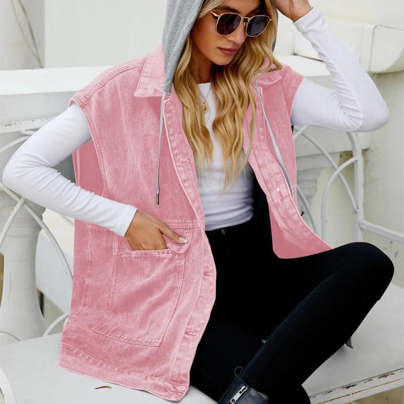 Pink-hooded