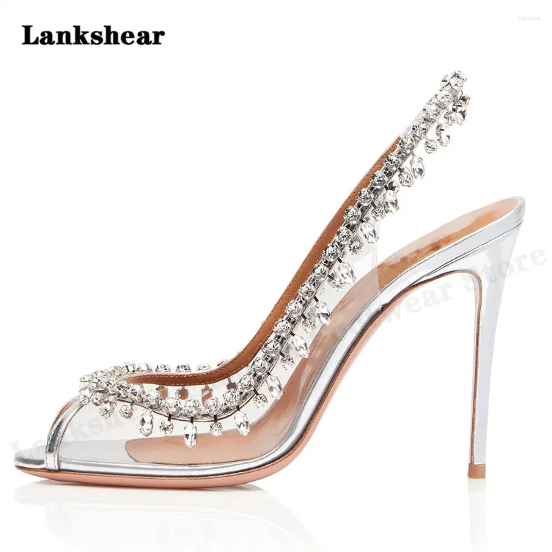Silver-8cm heel