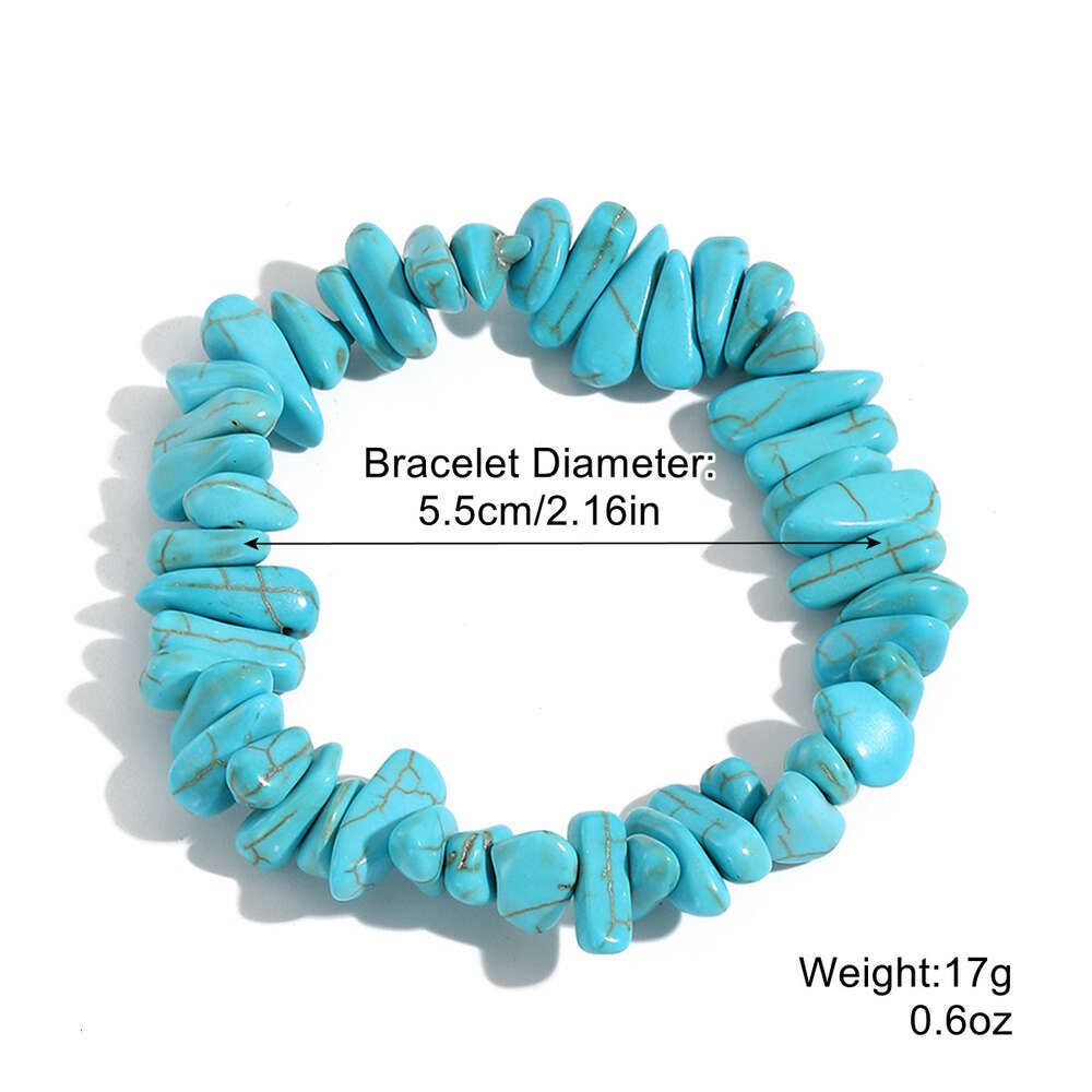 Bracelet élastique turquoise S2305-7