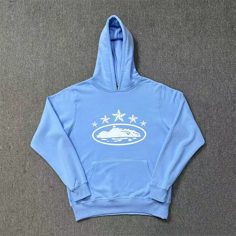 5 star hoodie blue