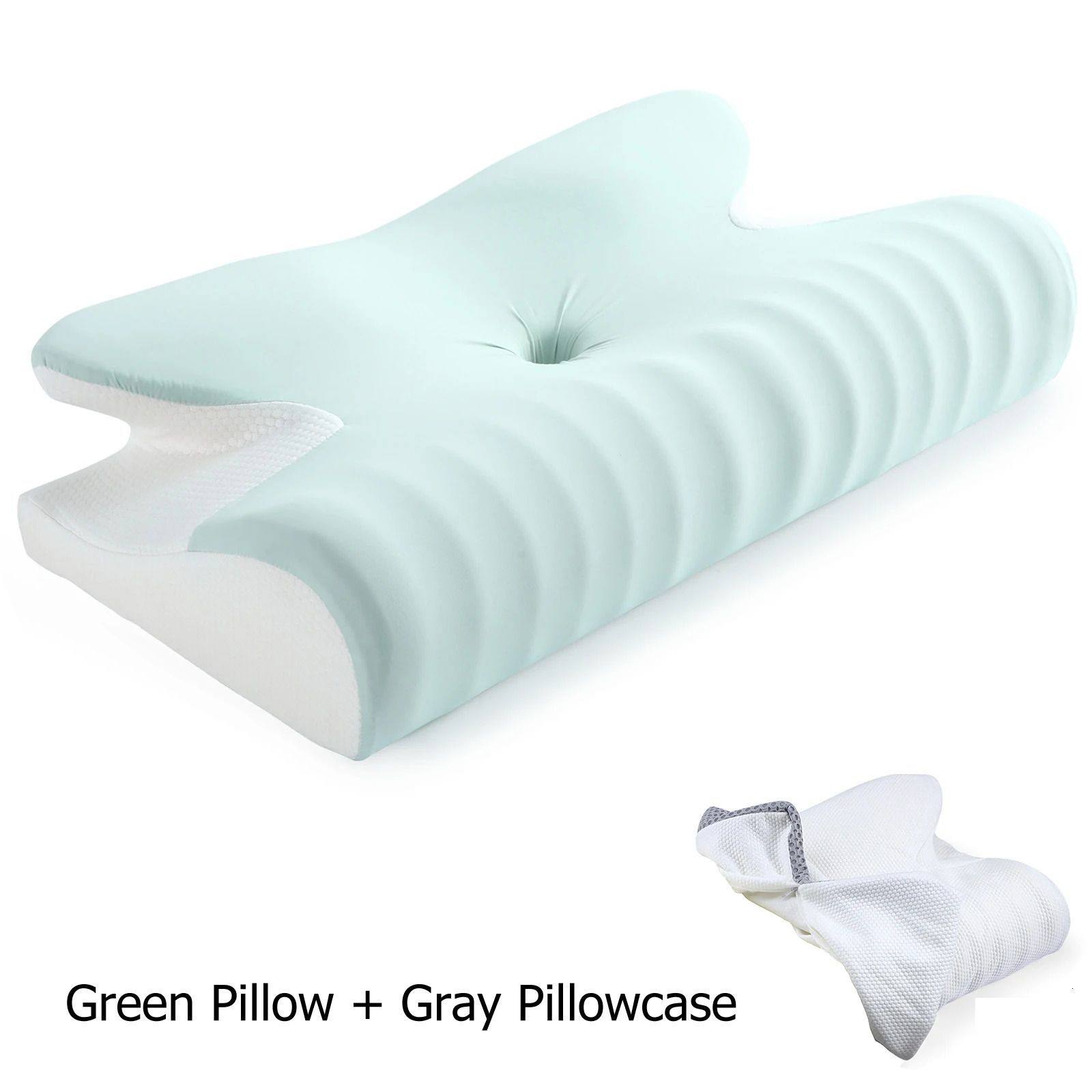 Green Pillowand Case