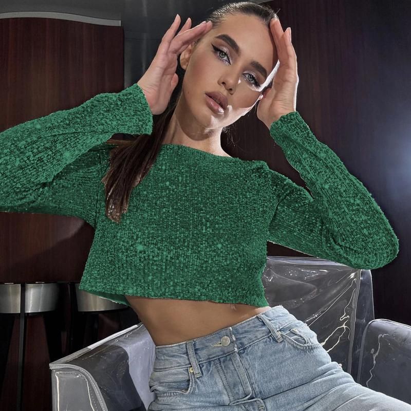 Dark Green Top