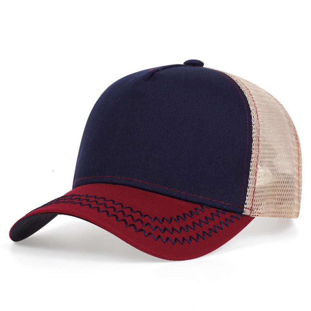 Light plate net cap (Navy Red)