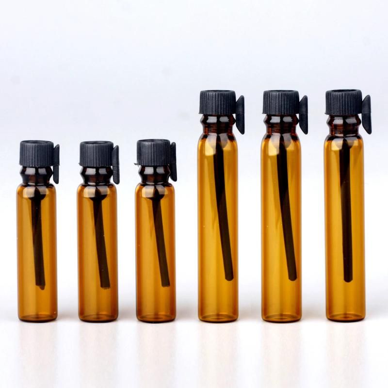 100pcs Brown Glass 1ml