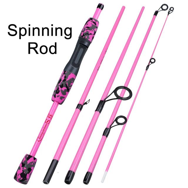 Pink Spinning Rod