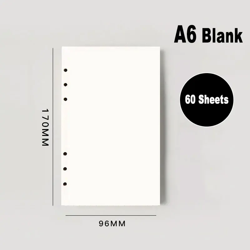 60 -ark blank påfyllning