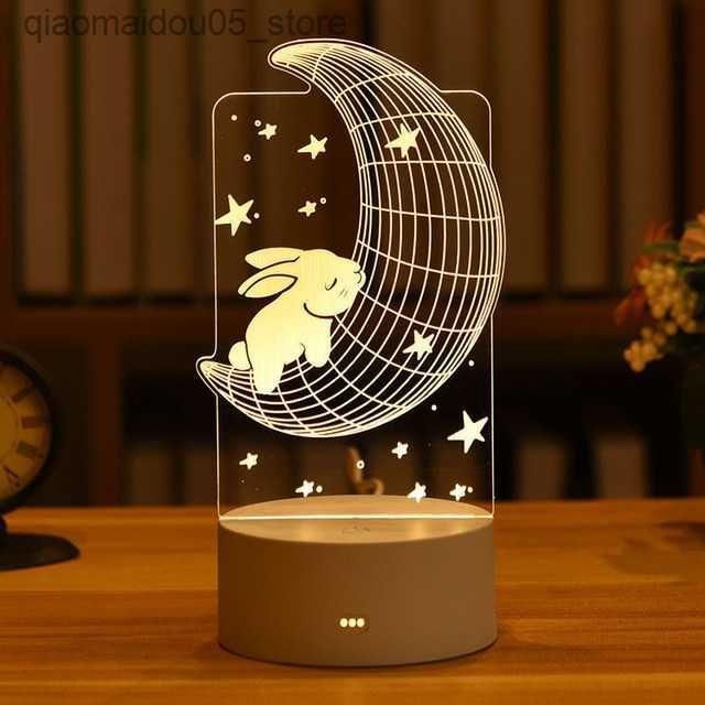 Rabbit Moon.-USB Hot White