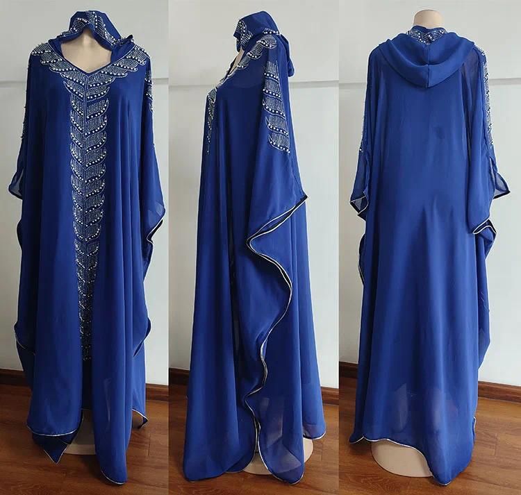 One size Dark Blue Maxi Dress