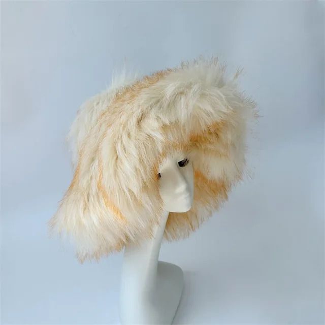 Beige Fur Hat