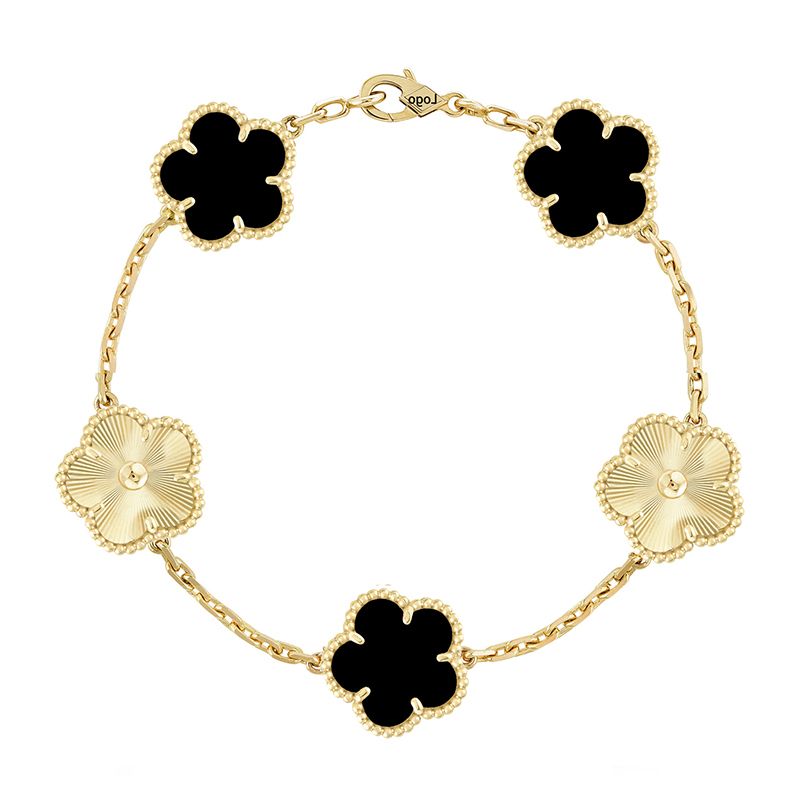 Black 02 Four Leaf Clover