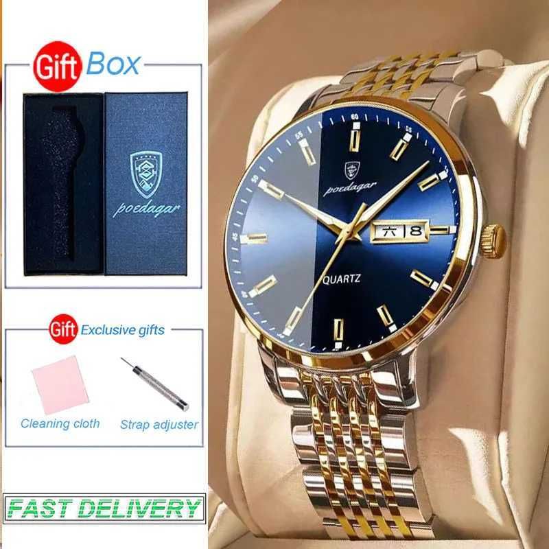 Gold Blue And Box