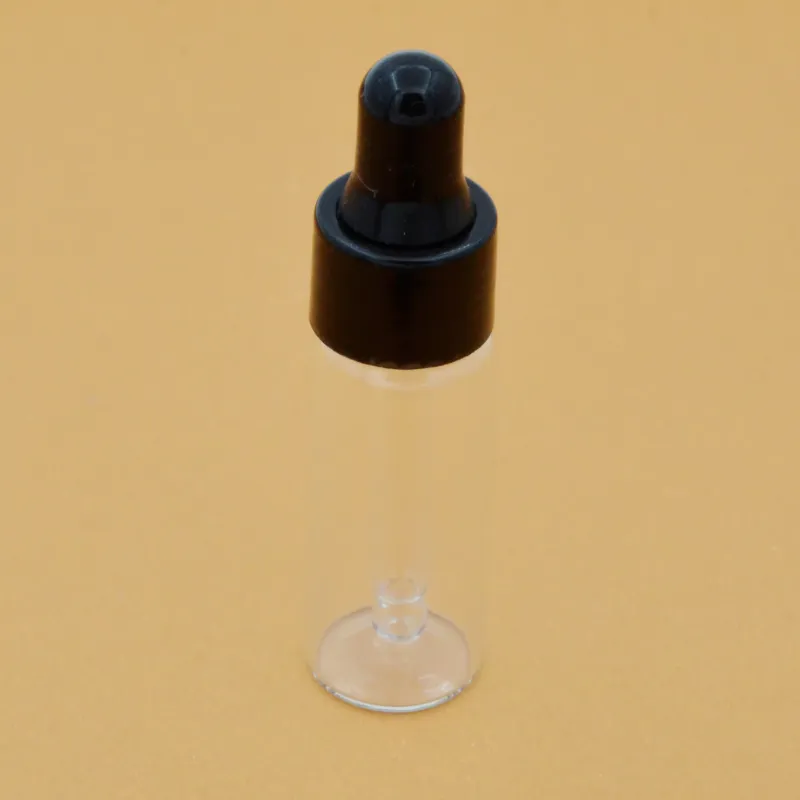 5ml 100PCS Clear Black Lid