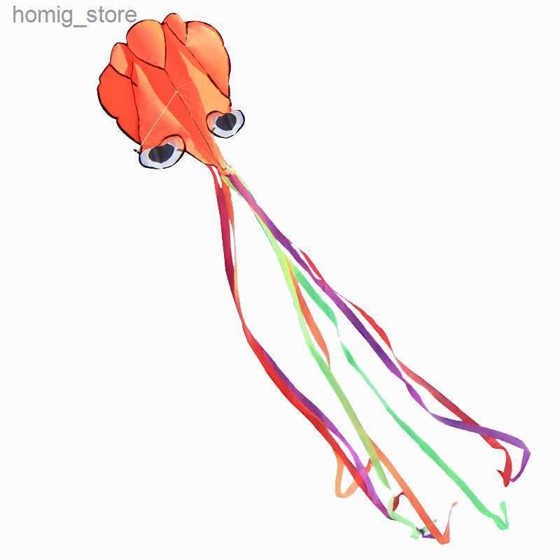 Orange Octopus Kite