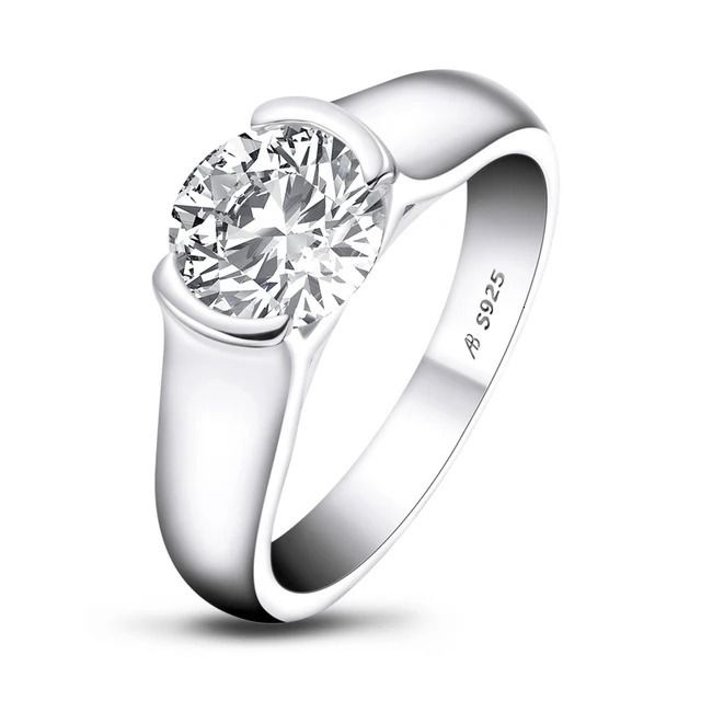 Anillo de solitario 2.0CT