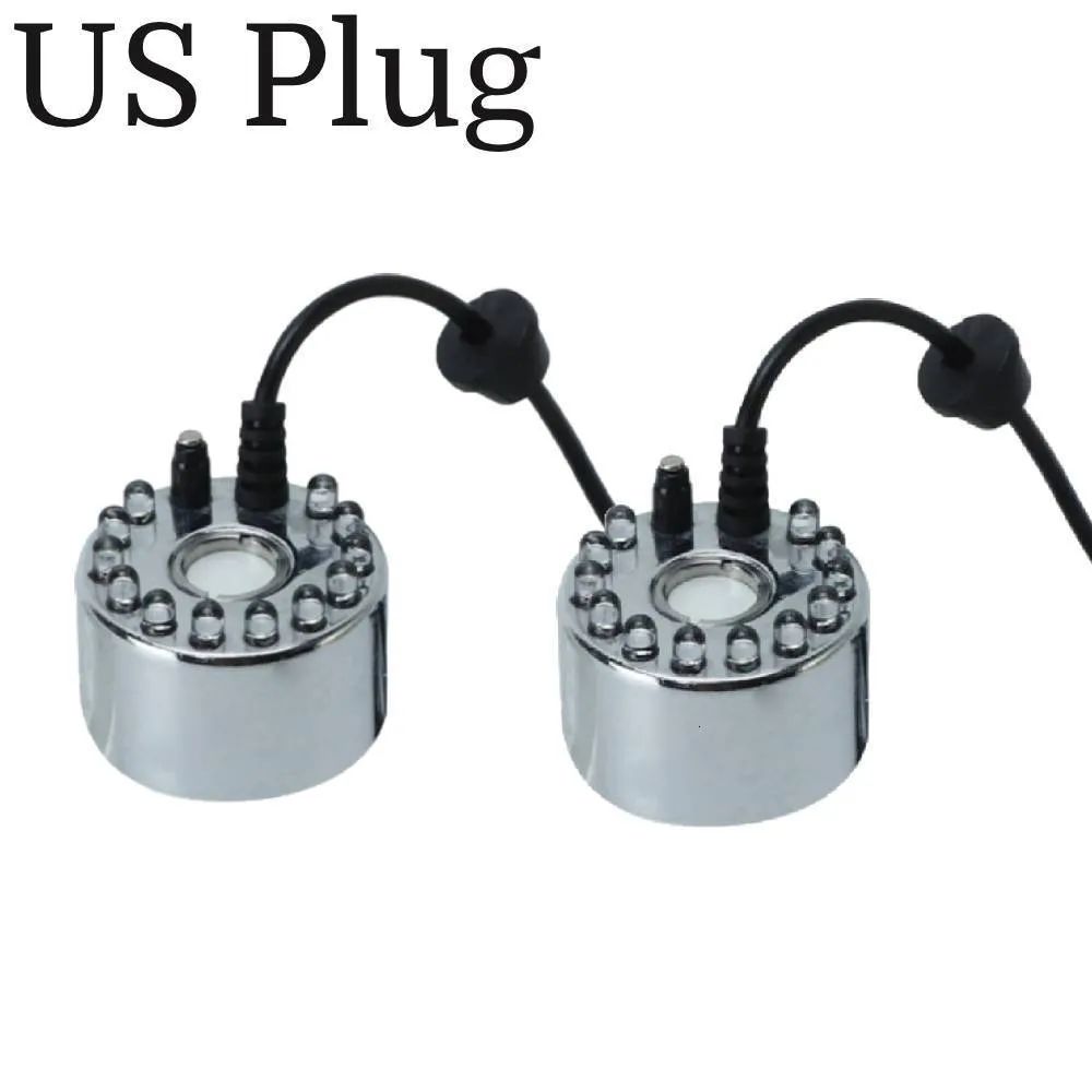 2x US Plug Aluminium