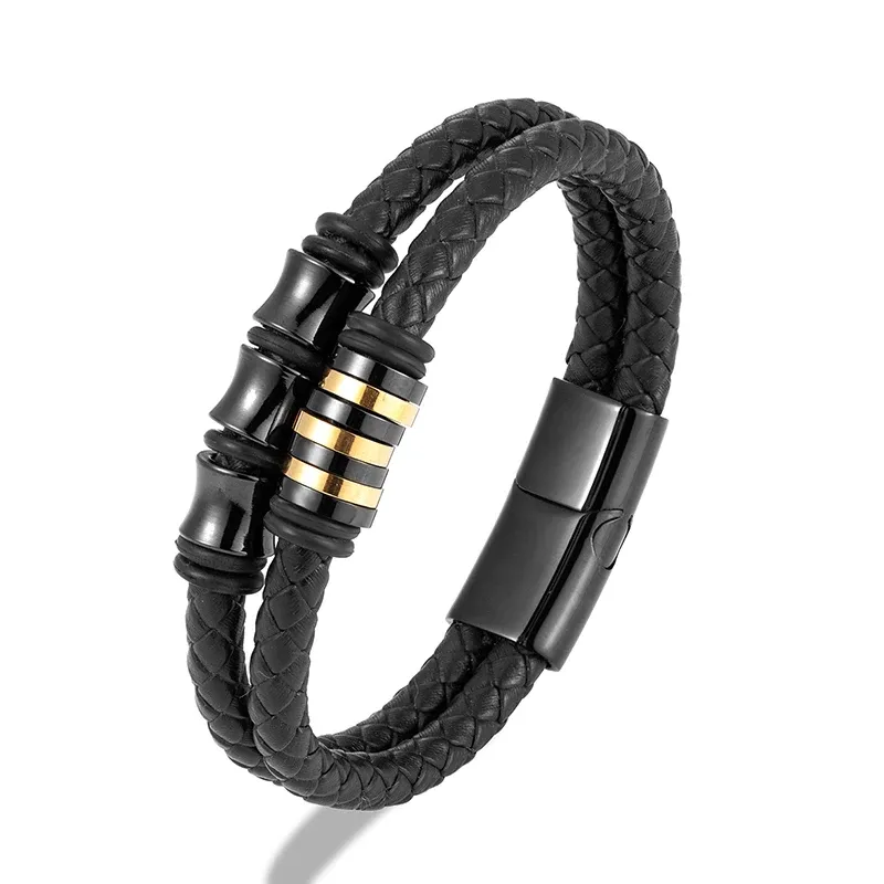 Bracelet noir 19cm