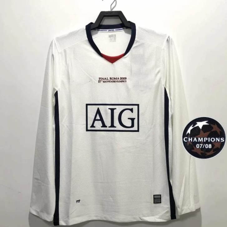 08-09 away Long sleeved+champion