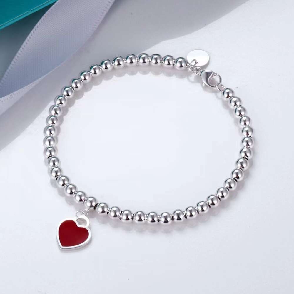 A red heart bracelet19cm