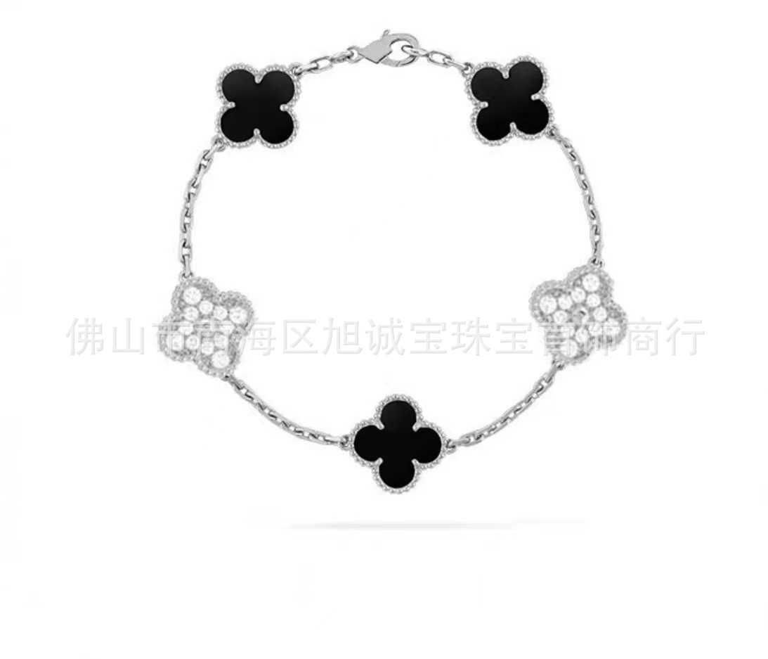Bracelet Diamant Platine Panda-925 Si