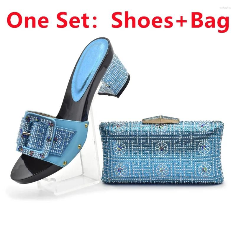 Skyblue Shoe and Bag