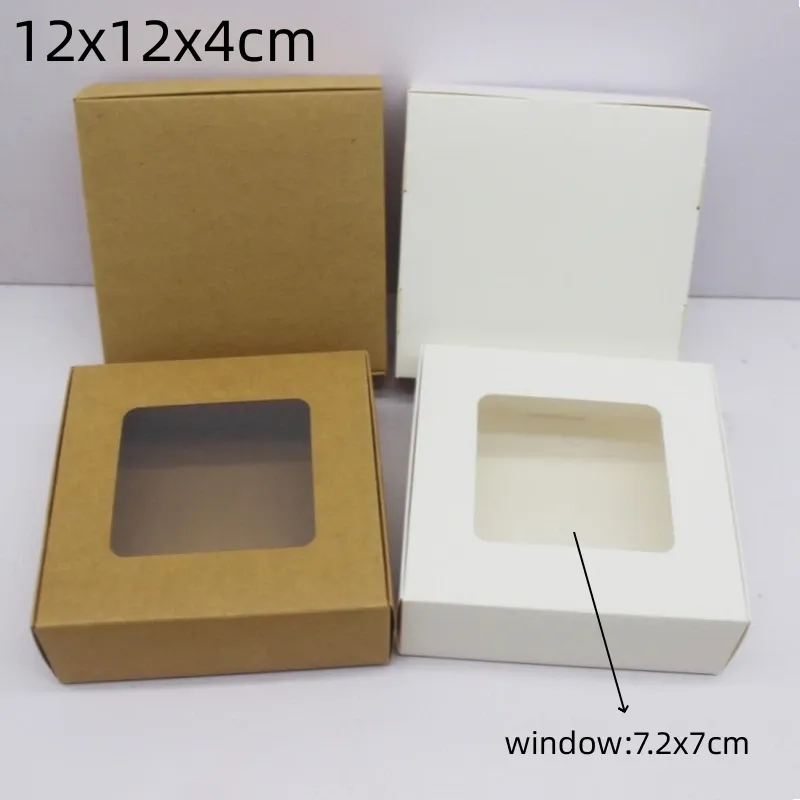 kraft window 12x12x4cm