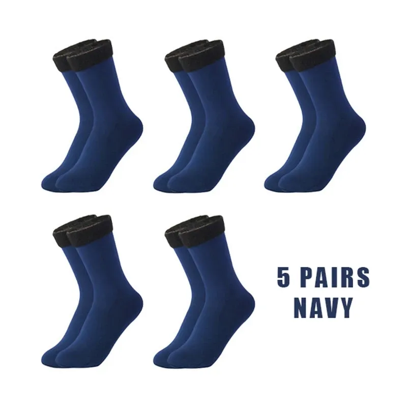 5 Pairs Navy