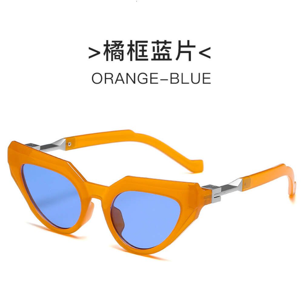 Orange Frame Blue Slice