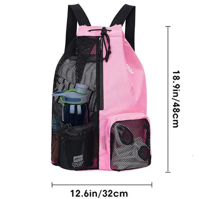 Pink Drawstring Bag