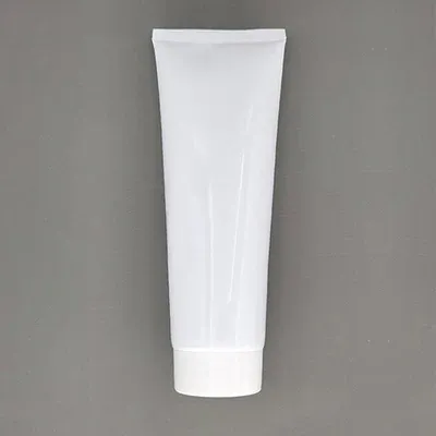 250g white tube PE white screw cap