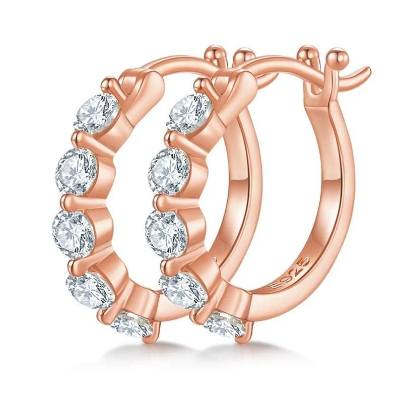 Moisanite Chine rose Gold