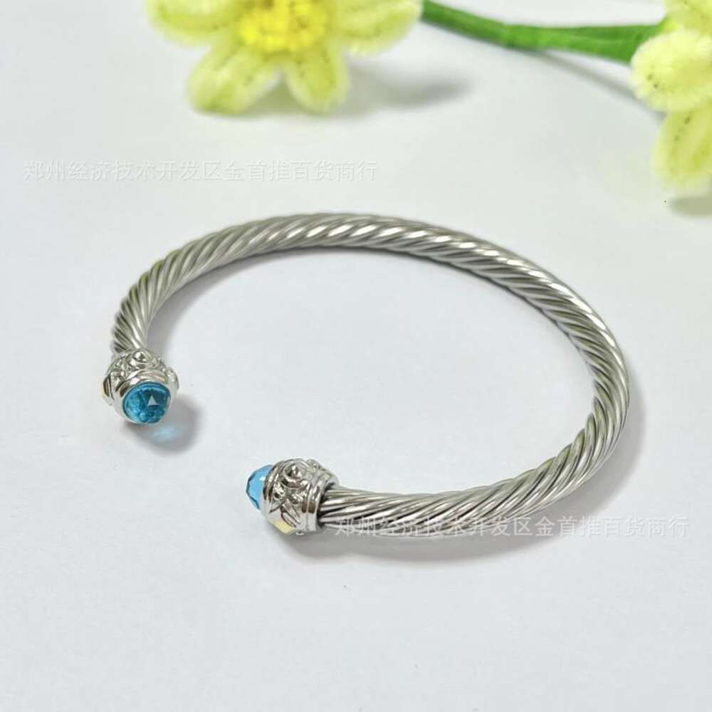 Bead Blue Silver