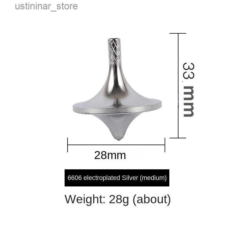 Spinning Top Silver