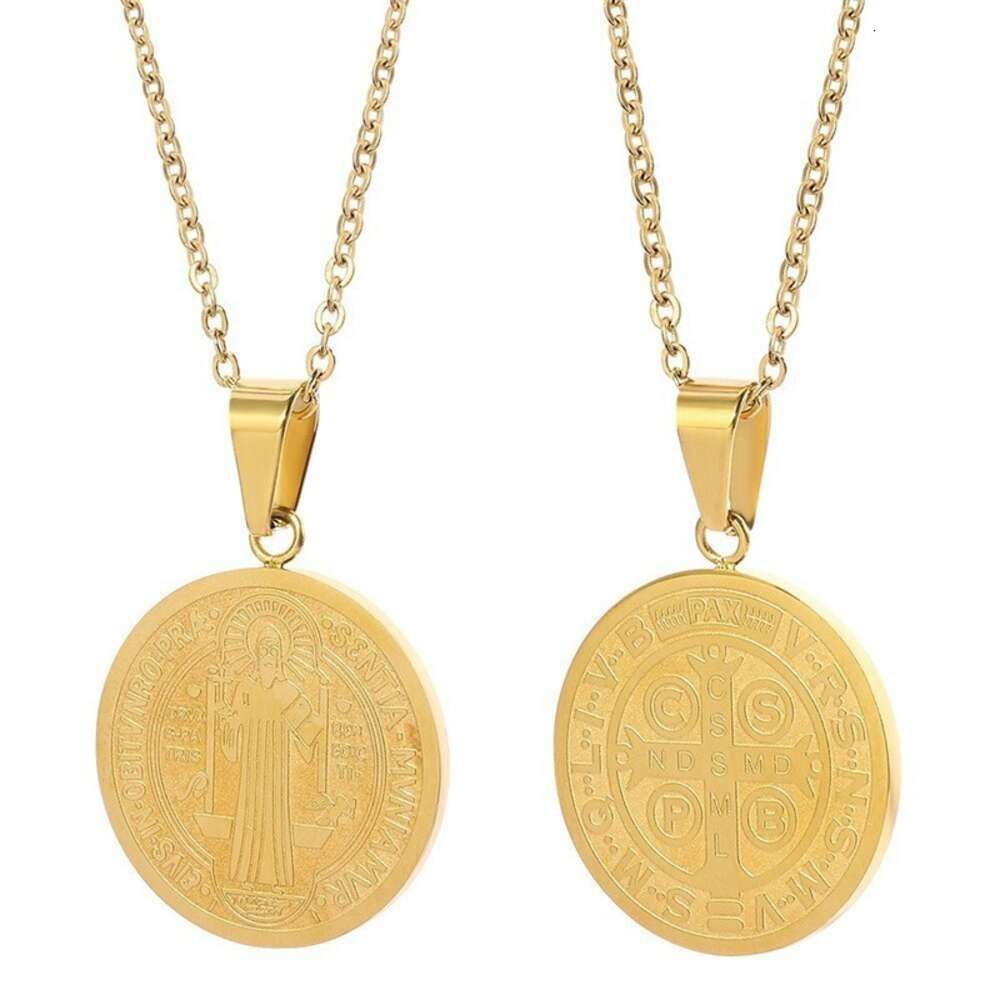 Goud+ijzeren ketting 60 cm