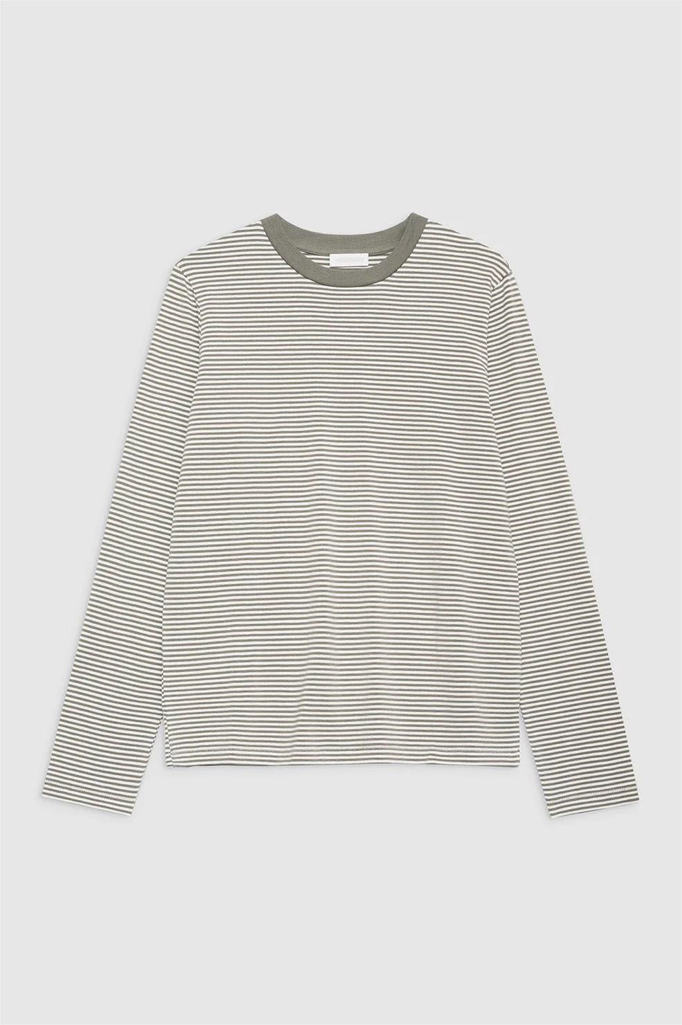 Long Sleeve Olive Striped