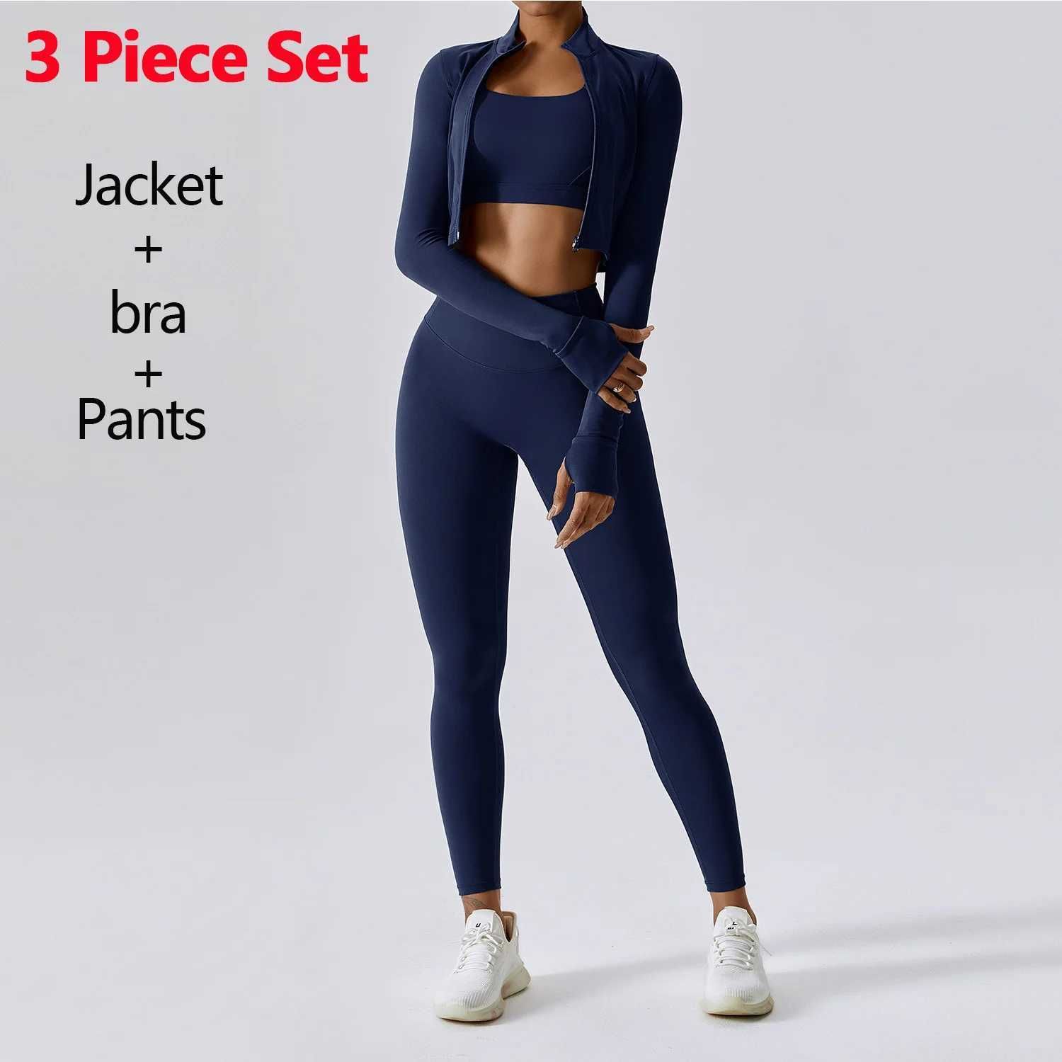 Dark Blue Pants Set