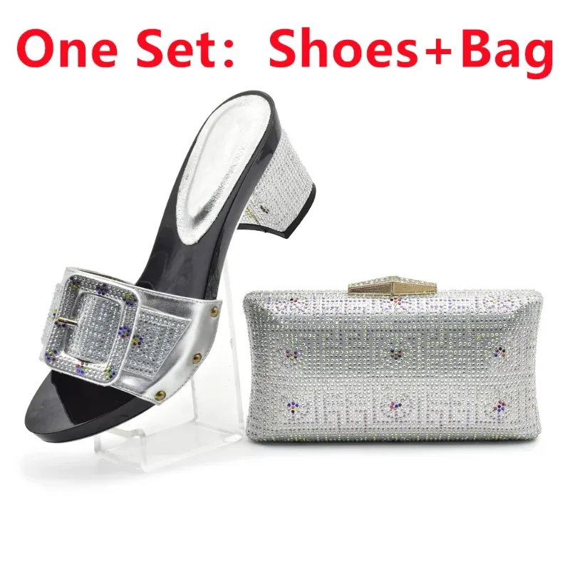 Silver Shoes and Bag