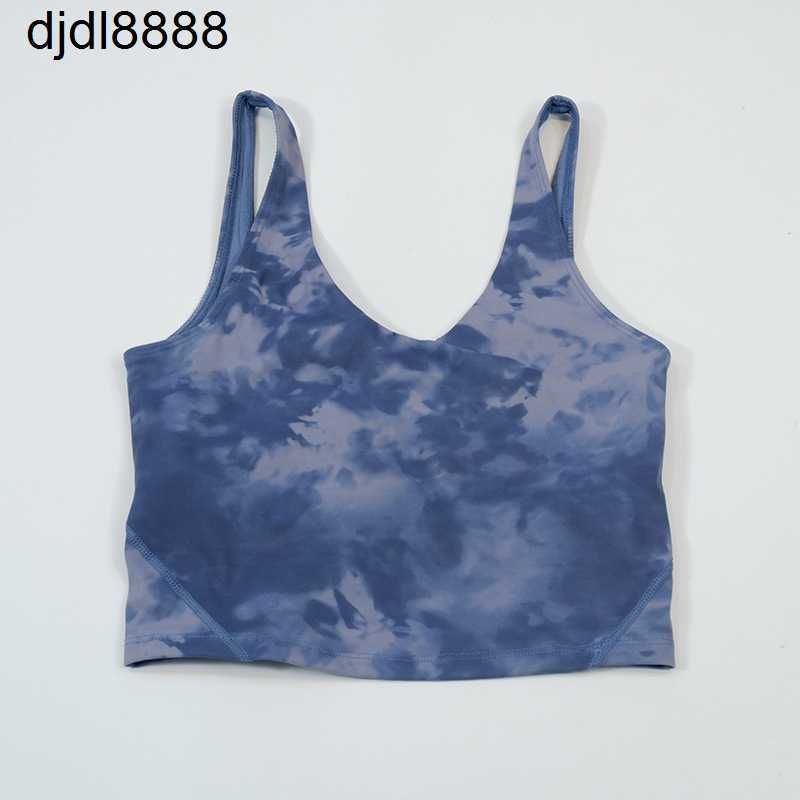 Deep Sea Blue Tie Dyed u Tank Top