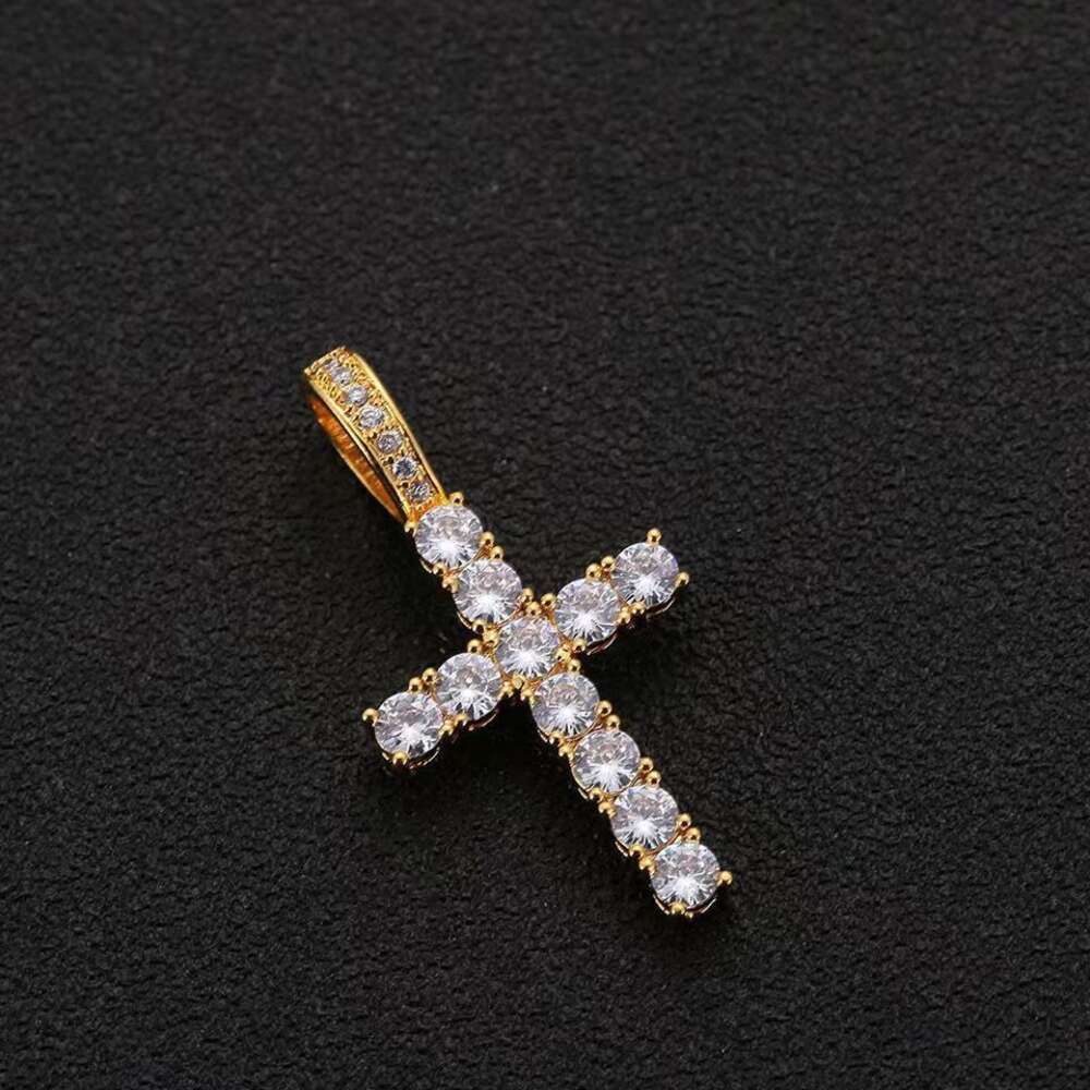 1 Gold Cross Single Pendant