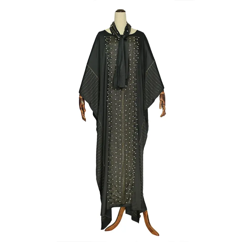 Abaya de luxe noir unique