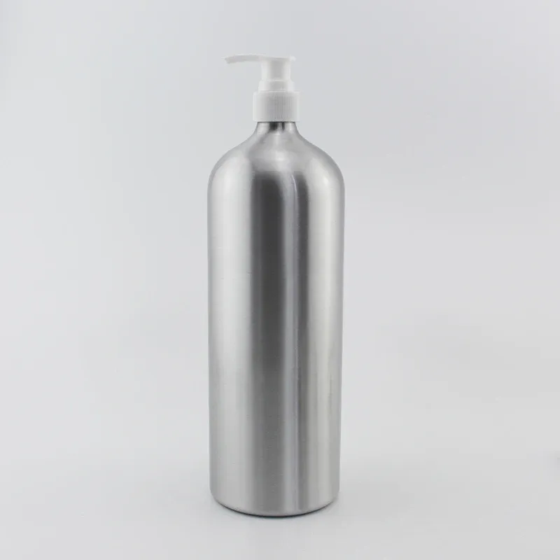 1000 ml Aluminium weiße Pumpe