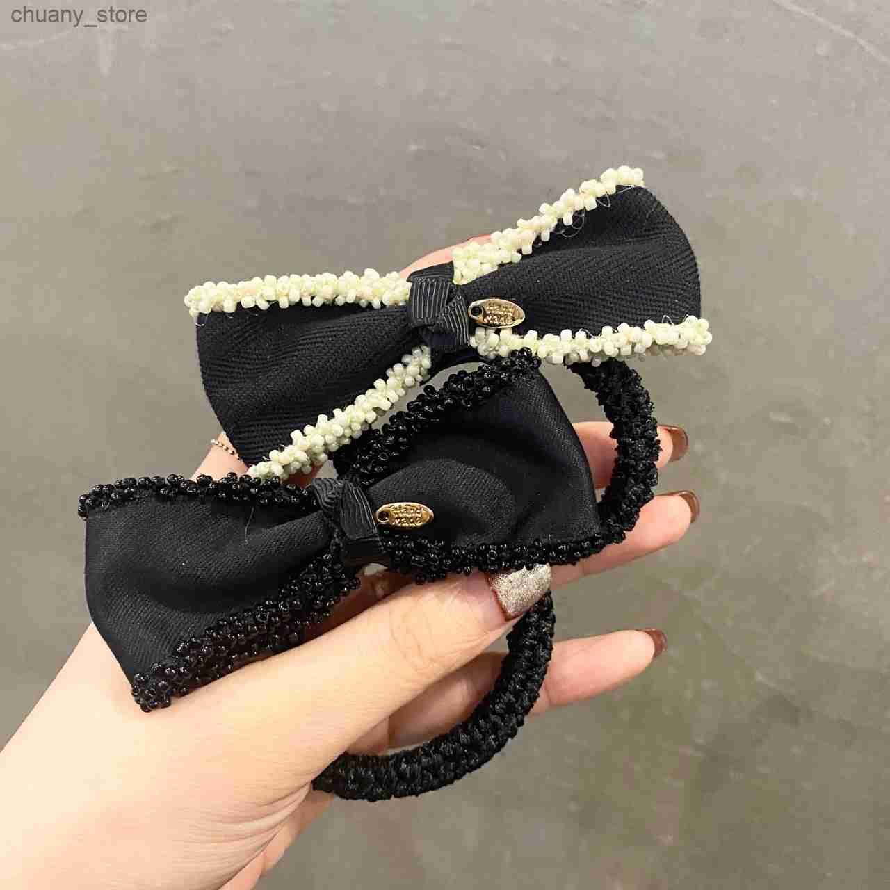 Bow Tie Hairloop2pcs