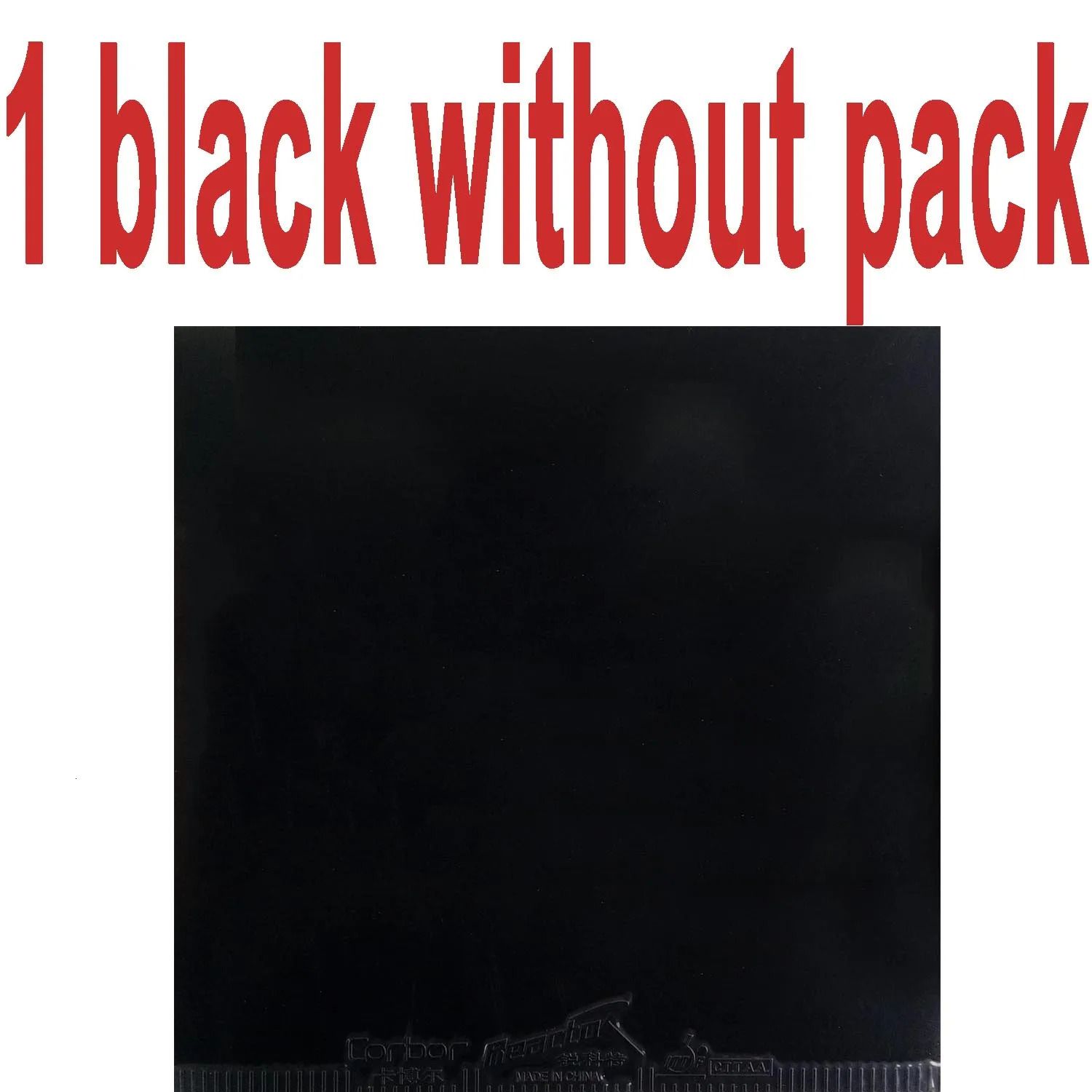 1 Black Without Pack