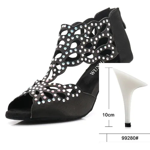 Black  heel 10cm