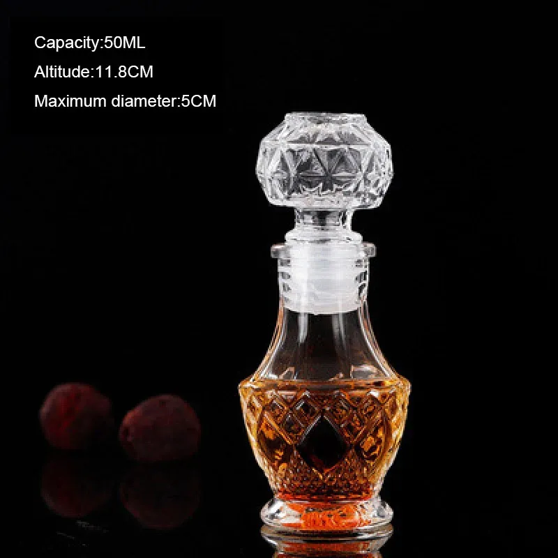 50 ml Glas 50 ml geformte Version