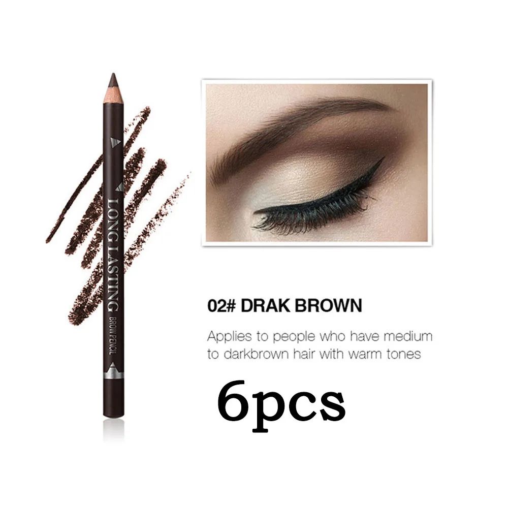 Color:Dark Brown 02 6pcs